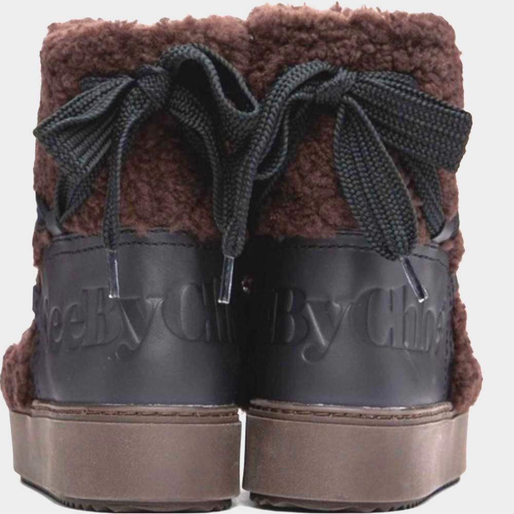 SEE BY CHLOE Brown Charlee Ankle Boots - Picture 8 of 15